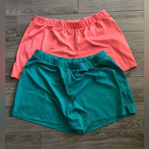 Columbia|Lot of TWO athletic/lounge shorts, plus size—Size 3X•••Excellent!!!